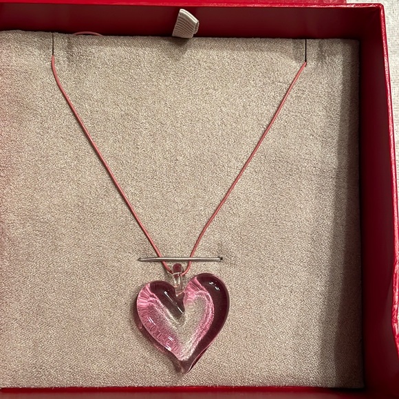 Yummi Jewelry Yummi Glass Heart Necklace Poshmark